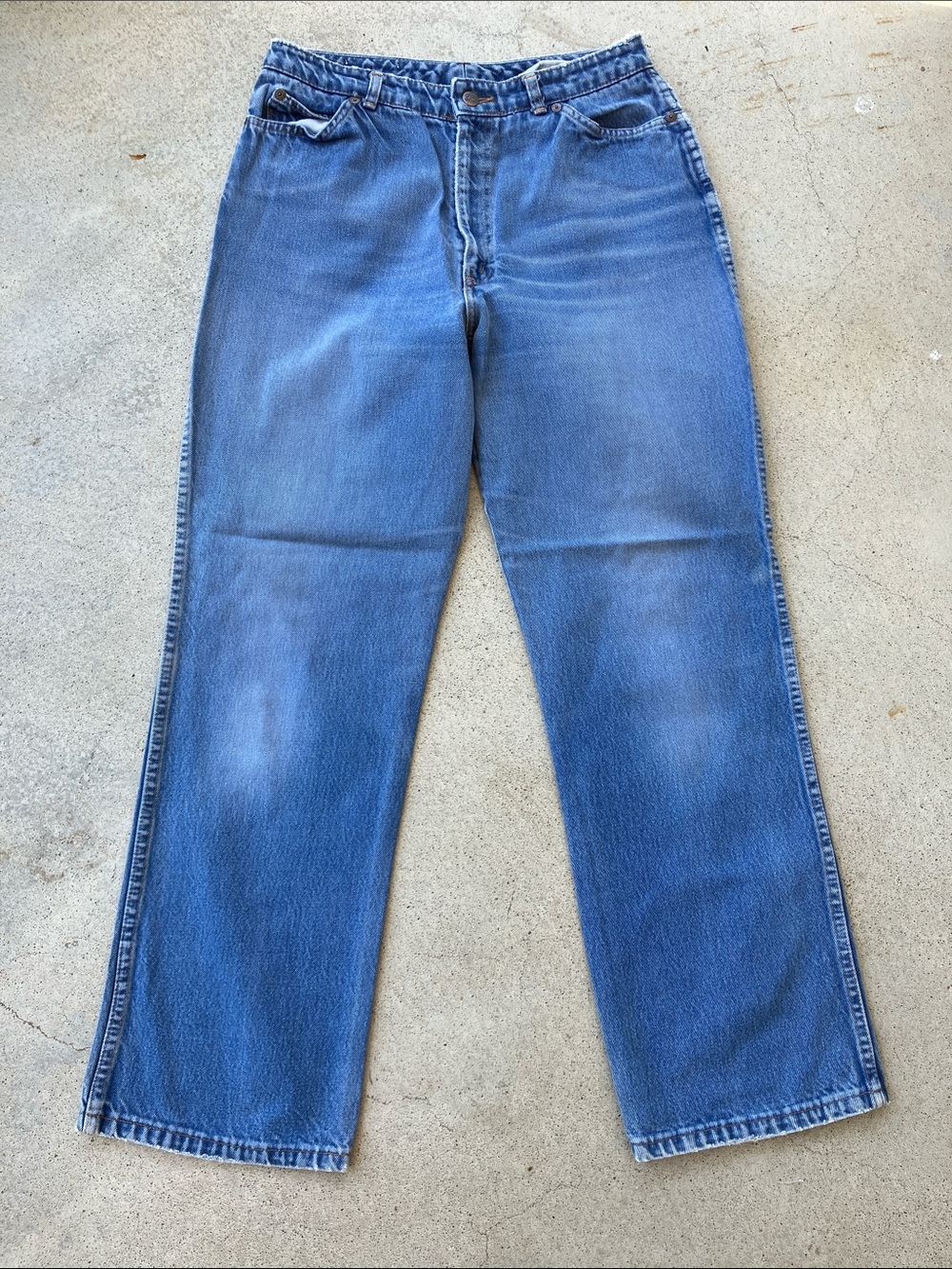 VTG Chic High Rise Classic Denim Blue Jeans, 28